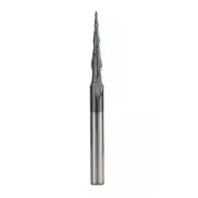 0.5mm Shank Tapered Spiral End Mill Ball Nose Radius 6mm CNC Router Bit 1.0mm