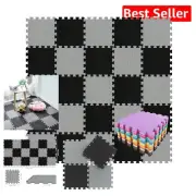 Durable Interlocking Foam Tiles - BPA-Free Baby Play Mat & Home Workout Surface