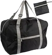 [WEDO] Bagtogo Luggage Bag - Foldable Travel Bag (35L), Water-Repellent & Lightweight Nylon, Adjustable Carry Straps, Waterproof Zips, Suitcase Strap for Trolley Attachment