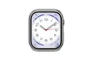 SwitchEasy Hybrid Tempered Glass Apple Watch Case For Apple Watch S7/8 45mm - Transparent