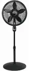 Lasko 1843 18" Black Pedestal Oscillating Programmable Remote Control Fan