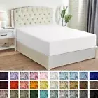 Mellanni Fitted Sheet Microfiber Extra Deep Pocket Up To 21" Deep Mattress