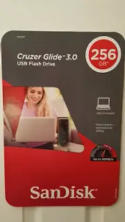 Authentic Western Digital SanDisk CZ600 Cruzer Glide 256GB USB 3.0 Flash Drive