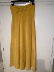 Zimmerman Women’s Strapless Towel Dress In Sun Yellow Size 1