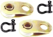 10 Ton Snatch Block Badland (Two) & 7/8 D-Ring (2), Double Pulling Capacity