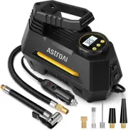 AstroAI Car Tyre Inflator-Portable Air Compressor, DC 12V Auto-off Electric Tyre