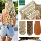 Thick 4 Pieces Weft Clip In 100% As Human Hair Extensions Full Head Real Natural