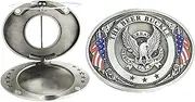 Beer Belt Buckle, Funny Water Bottle Clip Holder for Cans and Cups, Portable for Camping Picnic - Seta-au