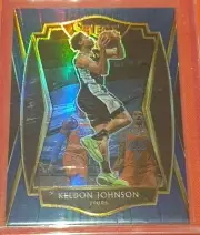 2020-21 Select Premier Level Keldon Johnson Silver Prizm - San Antonio Spurs