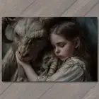 MAGNET Scary Monster Girl Weird Creepy Unusual Nightmare Pet Imaginary Friend