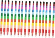 12 Different Creative Crayons 16pcs Set Non-toxic for Coloring Art Projects Celebrations