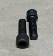 LOT OF 2 M16 X 50mm Socket Cap Head Screws Bolts Steel Black Oxide