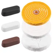 6Pcs Buffing Polishing Wheel and Polishing Compounds Set for Bench Grinder Inclu