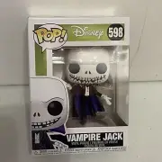 Funko Pop 598 Nightmare Before Christmas Vampire Jack Skellington Vinyl Figure
