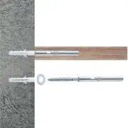 Sleek and Strong For Floating Shelf Supports 2 Piece Metal Bracket Set