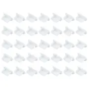 35pcs Phone Micro USB Port Plugs Covers Dust Protector for Micro USB End, White