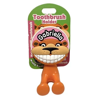 Happy Smiles Children's Personalized Toothbrush Holder Gabriella