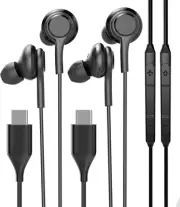 USB C Headphone with Microphone(2Pack) for Google Pixel 7 Pro Compatible for ...
