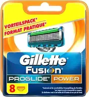 Gillette Fusion Proglide Power Razor Blades,8 Piece, Standard Packaging