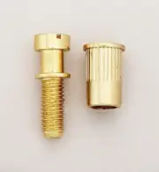 NEW - Metric Studs & Anchors For Stop Tailpiece - GOLD