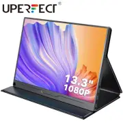 UPERFECT 13.3" FHD Portable Monitor IPS Screen Display Mini HDMI USB-C 3.5MM HP