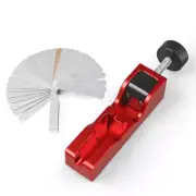 Red Spark Plug Gap Tool with Feeler Gauge for Most 10/12/14/16 mm Spark Plugs