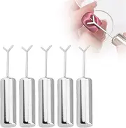 Heart Magnet for Cat Eye Gel Polish, 5 Pack Heart Cat Eye Magnet for Nails, heart magnet for nails, tMagnet Sticks with Y-Shaped Guide for Nails, DIY Manicure Kit (5pcs)