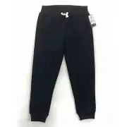 Southpole Boys Jogger Pants Black Drawstring Pockets Flat Front Solid S New