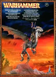 Warhammer AoS Cities of Sigmar Dreadlord Sorceress on Black Dragon Dark Elf NiB