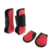 2 Pairs Tendon Boot & Fetlock Boots Impact-Absorbing for Training Eventing