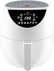 Sensio Home Super Chef 3.5L White Digital Air Fryer, Stylish Family Size Healthy Cooking, Super Fast Air Circulation, 7 Presets Plus Timer Function,1500W Multifunctional Oil Free Low Fat Cooking