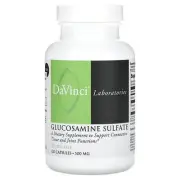 2 X DaVinci Laboratories of Vermont, Glucosamine Sulfate, 500 mg, 120 Capsules