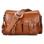 Photo Luxury Camera Stylish Fashion Retro PU Leather Case Handbag Messenger Bag