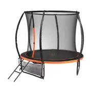 8FT Trampoline Round Kids Trampolines Encosure Safety Net with Ladder