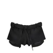 [OPEN YY] Rolled Waist Mini Shorts