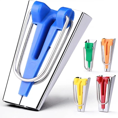 5 Sizes Bias Tape Makers, Upgraded Bias Binding Tape Making Tool for Fabric Quil