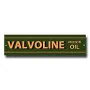 VALVOLINE MOTOR OIL METAL SIGN.GARAGE / WORKSHOP OIL SIGN