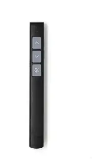 Wireless Presenter 2.4GHz PPT Remote Control Pointer Pen USB for PowerPoint Blac