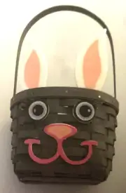 Longaberger 2016 Bunny Treats Basket Set w/Bunny Face-NEW-SHIPS FREE!!!