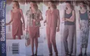 5050 UNCUT Butterick SEWING Pattern Misses Shirt Top Skirt Pants Fast Easy OOP
