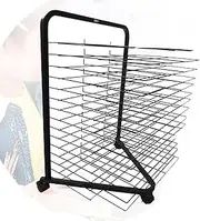 15 Tier Art Drying Rack Easel, Metal Painting Educational Products Drying Rack for Home and Art School Oil Painting Drying, Space Saving Rack