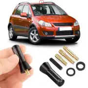 1.4" Carbon Style Roof Antenna Short Stubby Mast For Suzuki SX4 GLS Hatchback (for: Suzuki)