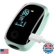 Finger Pulse Oximeter, Fingertip Blood Oxygen Saturation with Pulse Monitor,