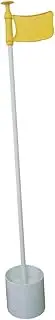 Oshhni Golf Putting Green Flag and Hole Cup Golf Flag Hole Cup Set Practice Putting