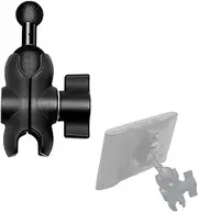 25mm to 17mm Ball Adapter for RAM Mount B Size Double Socket Arm Garmin 17mm Swivel Ball Mounting Pattern GPS Mount (Double Socket Arm: Long 2.4")
