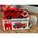 TOMICA 多美 NO.41 MORITA CD-I型 消防車 消防廳  舊藍標