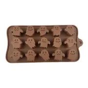 Silicone Halloween Mould Chocolate Mould Candy Wax Melt Ice Tray 15-Cavity Mold