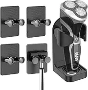 Shower Razor Shaver Holder Hooks - Waterproof Self-Adhesive Bathroom Hooks Not Suction Cup