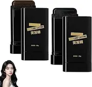 Carylook Hair Color Stick, Upgraded Waterproof and Sweat-Proof Hair Dye Comb, Safe and Convenient Comb Hair Dye, Portable Hair Color Touch up Stick, For Women & Men (Black Brown+ Black)