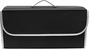 Car Boot Organiser Car Trunk Organizer Box Large Capacity Folding Storage Bag Fit For FIAT Abarth Pulse Panda Tipo Strada 600 500X Mobi(1pcs-D-Black)
